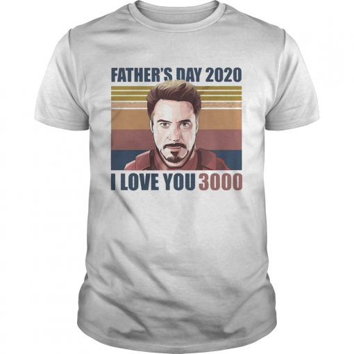 Robert Downey Jr Iron Man Fathers Day 2020 I Love You 3000 Vintage Retro Unisex 510x510 1
