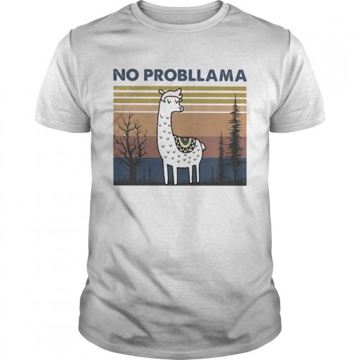 No Probllama Vintage Retro Unisex 510x510 1