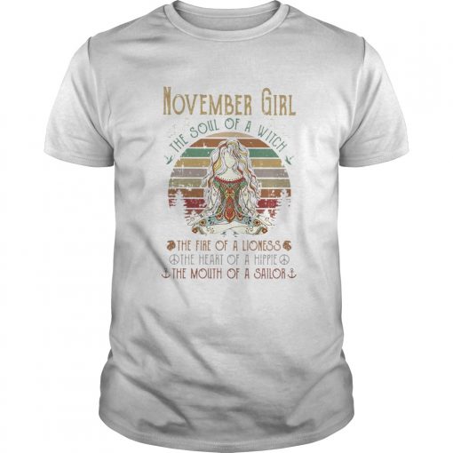 November Girl The Soul Of A Witch The Fire Of A Lioness Vintage Retro Unisex 510x510 1