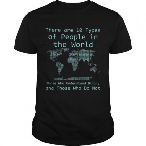 There Are 10 Types Of People In The World Those Who Understand Binary And Those Who Do Not Map Shir Unisex 510x510 1