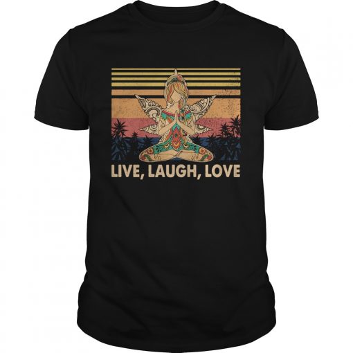 Weed Yoga Chill Girl Live Laugh Love Vintage Retro Unisex 510x510 1