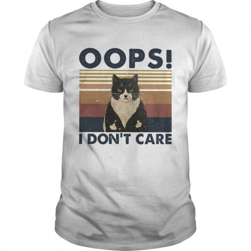 Oops I Dont Care Cat Vintage Retro Unisex 510x510 1