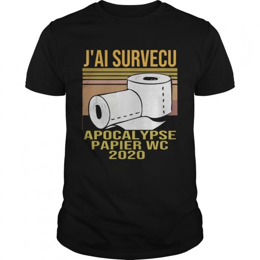 Jai Survecu Apocal Ypse Papier Wc 2020 Vintage Retro Unisex 510x510 1