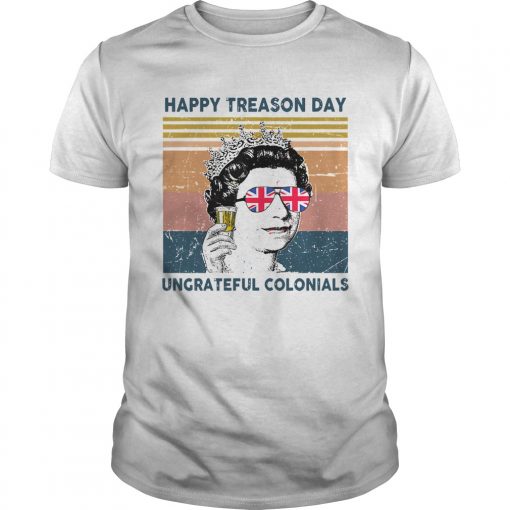 Happy Treason Day Ungrateful Colonials Vintage Retro Flag Unisex 510x510 1
