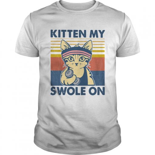 Strong Cat Kitten My Swole On Vintage Unisex 510x510 1
