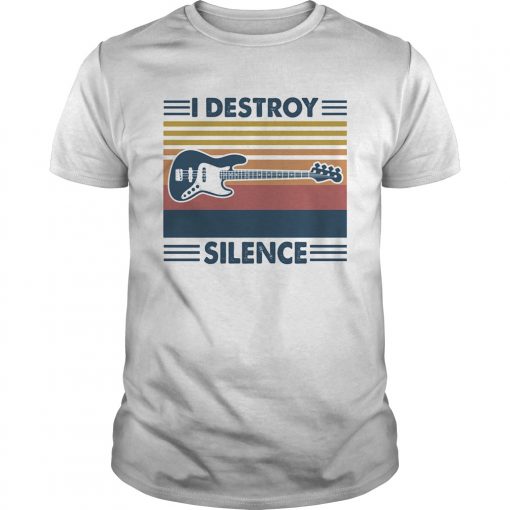 Guitar I Destroy Silence Vintage Unisex 510x510 1