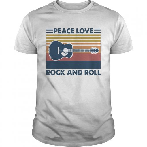 Peace Love Rock And Roll Guitar Vintage Unisex 510x510 1