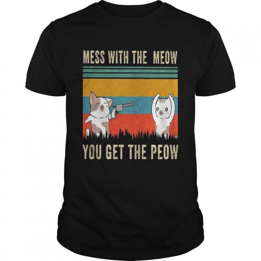 Mess With The Meow You Get The Peow Vintage Unisex 510x510 1