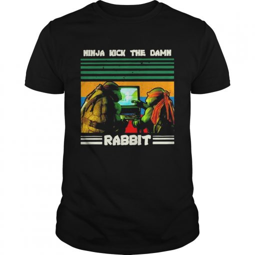 Teenage Mutant Ninja Turtles Ninja Kick The Damn Rabbit Vintage Unisex 510x510 1