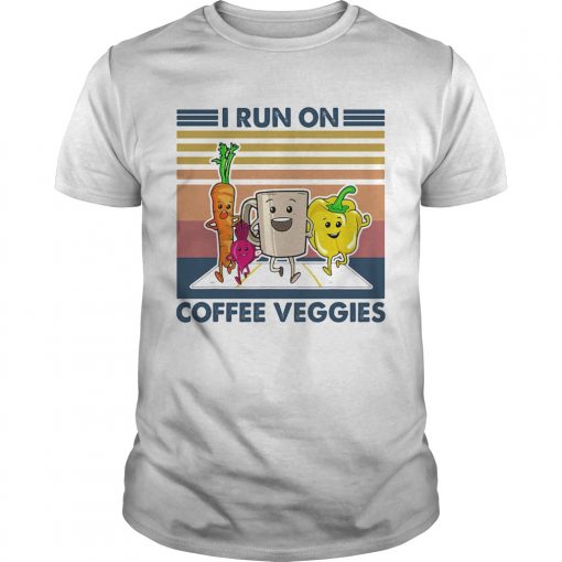 I Run On Coffee Veggies Vintage Unisex 1 510x510 1