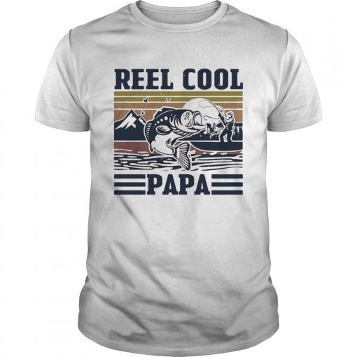 Fathers Day Reel Cool Papa Fishing Vintage Unisex 510x510 1