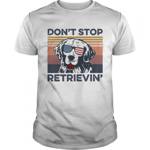 Dog Golden Dont Stop Retrievin Vintage Unisex 510x510 1