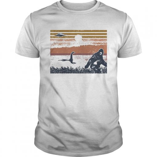 Ufo Dinosaurs And Bigfoot Vintage Unisex 510x510 1