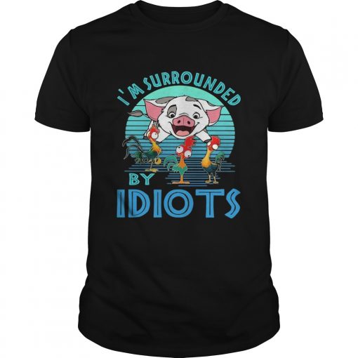 Pig And Chicken Im Surrounded By Idiots Vintage Unisex 510x510 1