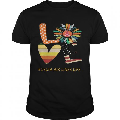 Love Delta Air Lines Life Flower American Flag Vintage Unisex 510x510 1