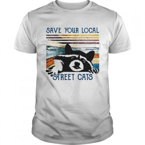 Racoon Save Your Local Street Cats Vintage Unisex 510x510 1