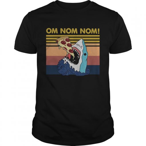 Vintage Shark Eat Pizza Om Nom Nom Unisex 510x510 1