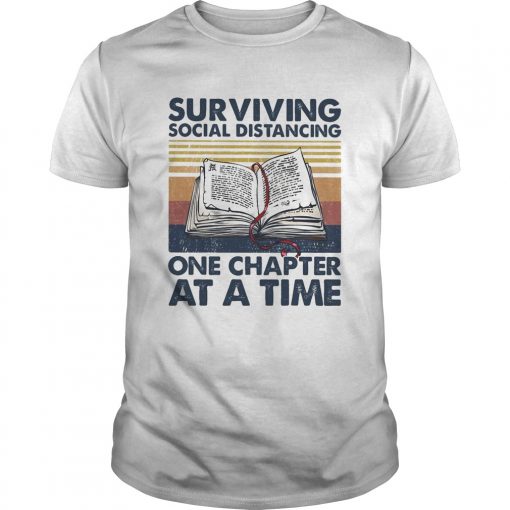 Surviving Social Distancing One Chapter At A Time Book Vintage Unisex 510x510 1