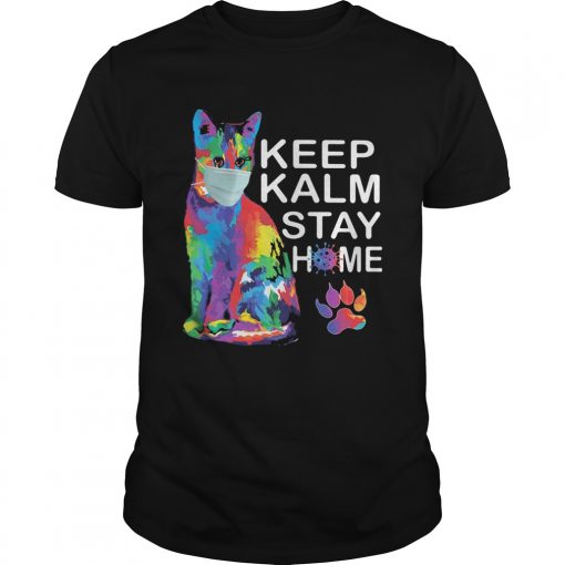 Keep Kalm Stay Home Coronavirus Cat Color Unisex 510x510 1