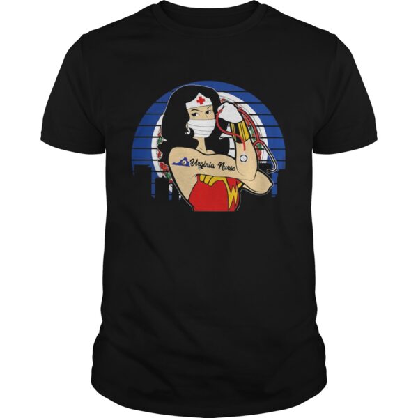 Wonder Woman Tattoos Virginia Nurse Vintage Covid19 Unisex