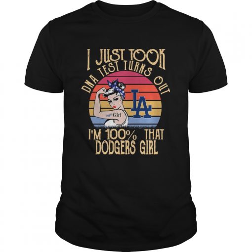 I Just Tool Dna Test Turns Out Im 100 That Dodgers Girl Vintage Unisex 510x510 1