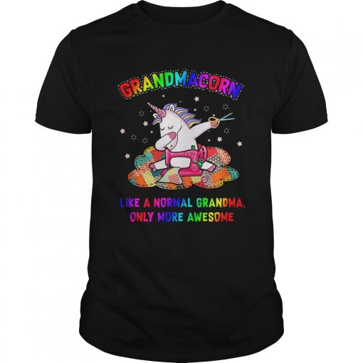 Unicorn Grandmacorn Like A Normal Grandma Only More Awesome Unisex 510x510 1
