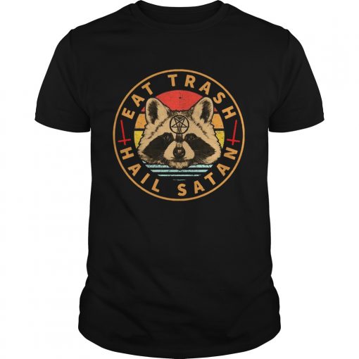 Raccoon Eat Trash Hail Satan Vintage Unisex 510x510 1