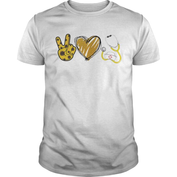 Peace Love Nurse Peace Heart Unisex