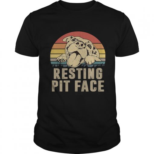 Pitbull Resting Pit Face Vintage Unisex 510x510 1