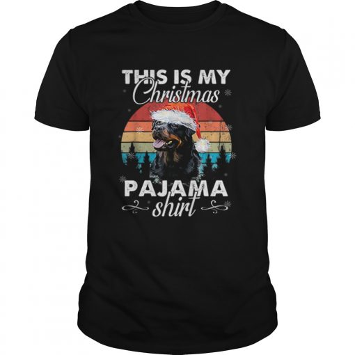 Rottweiler Dog This Is My Christmas Pajama Shirt Vintage Unisex 510x510 1
