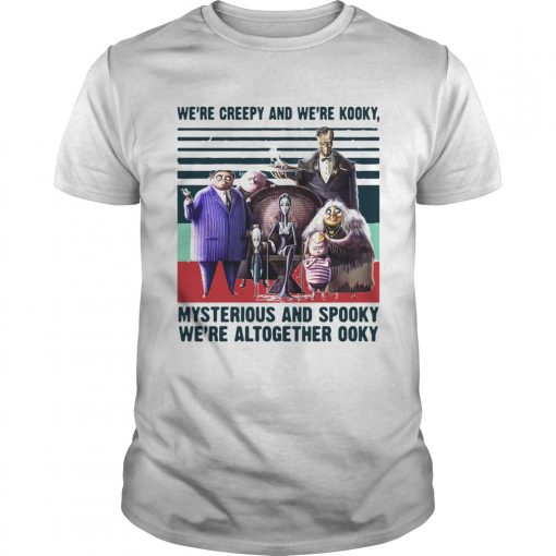 Andrew Were Creepy And Were Kooky Mysterious And Spooky Were Altogether Ooky Vintage Shirt Unisex 510x510 1