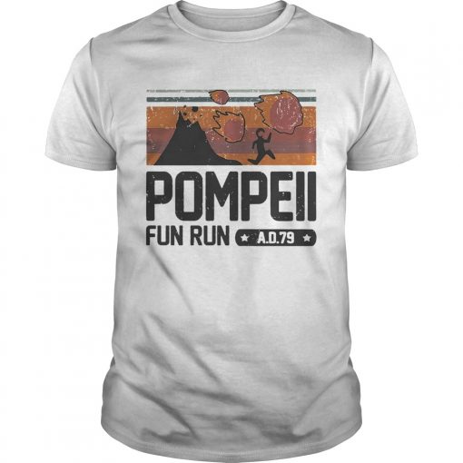 Vintage Pompeii Fun Run Ad 79 Shirt Unisex 510x510 1
