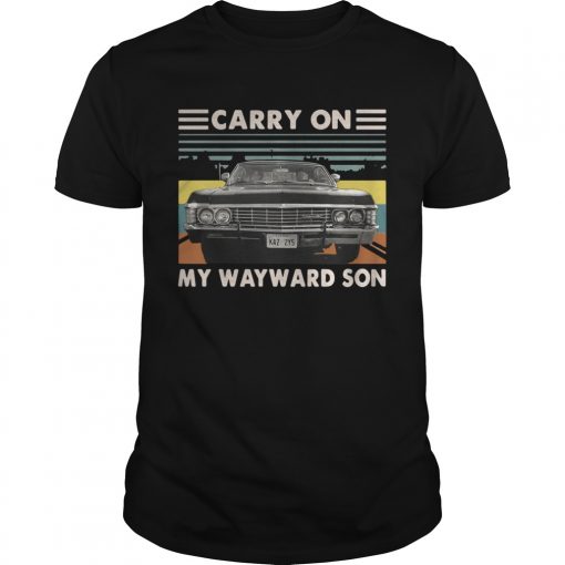 Carry On My Wayward Son Car Vintage Unisex 510x510 1