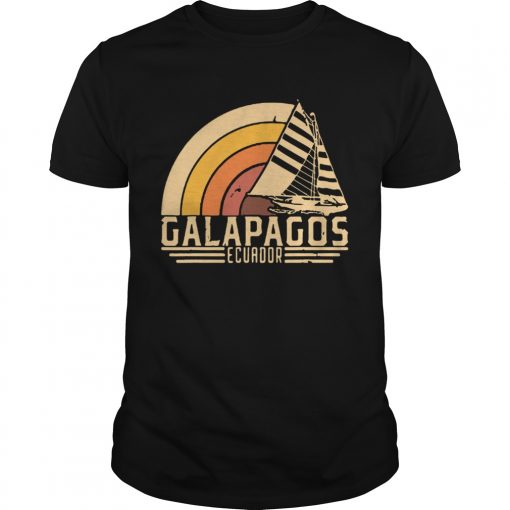 Vintage Galapagos Ecuador Sailing Vacation Shirt 510x510 1