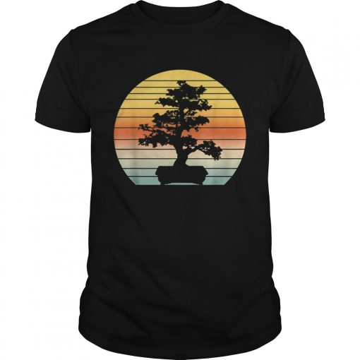Bonsai Tree Vintage Japanese Bonsai Tree Sunset Unisex 510x510 1