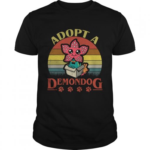Adopt A Demondog Stranger Things Vintage Unisex 510x510 1