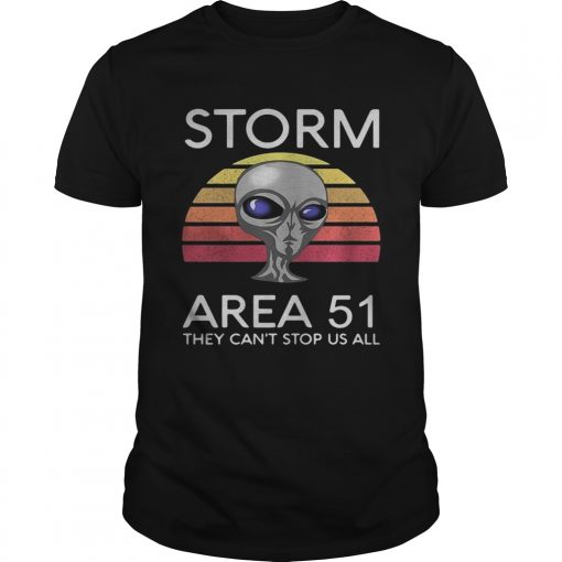Alien Storm Area 51 They Cant Stop Us All Vintage Shirt 510x510 1