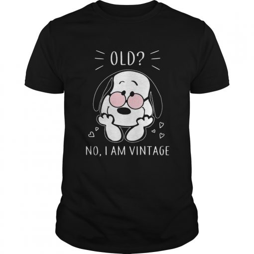 Snoopy Old No I Am Vintage Unisex 510x510 1