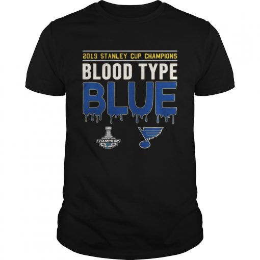 St Louis Blues Blood Type Blues Stanley Cup Champion Tshirt Unisex 510x510 1