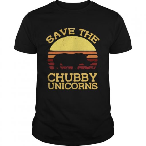Save The Chubby Unicorns Vintage Sunset Unisex 510x510 1