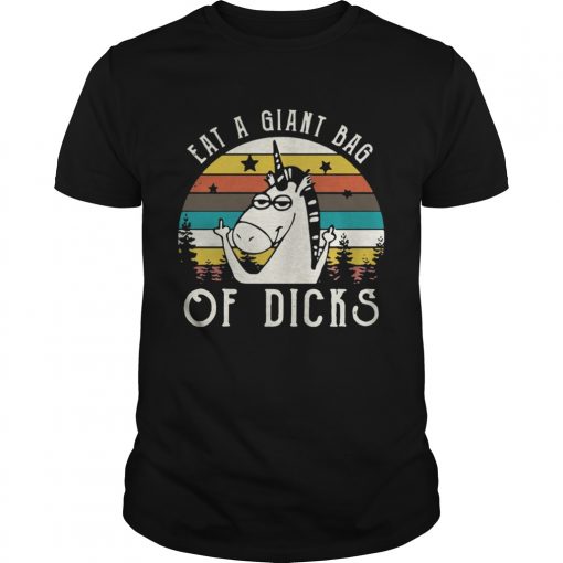 Vintage Unicorn Fucking Eat A Giant Bag Of Dicks Unisex Shirt 510x510 1