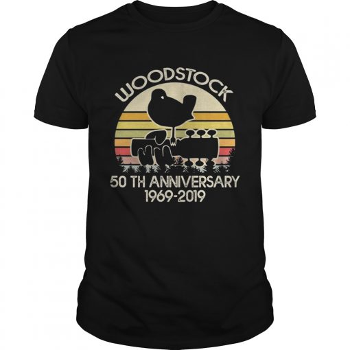 50th Anniversary 19692019 Woodstock Music Vintage Unisex Shirt 510x510 1
