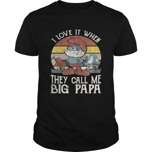 The Smurfs I Love It When They Call Me Big Papa Vintage Unisex Shirt 510x510 1