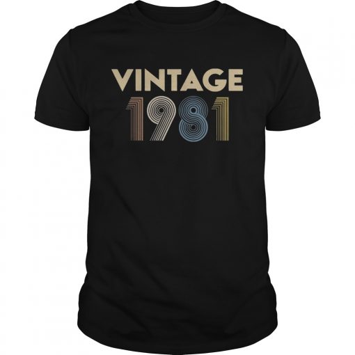 Vintage 1981 Unisex Shirt 510x510 1