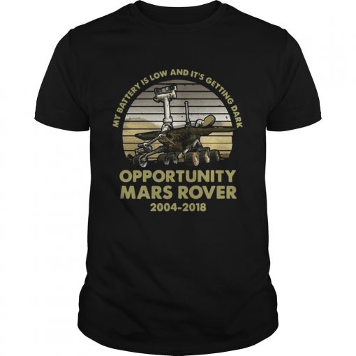 My Battery Is Low And Ite28099s Getting Dark Opportunity Mars Rover Vintage Guys Tee 510x510 1