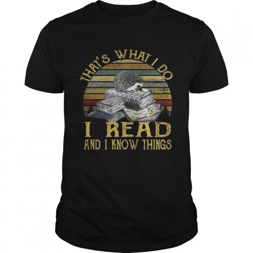 Thats What I Do I Read And I Know Things Vintage Guys Tee 510x510 1