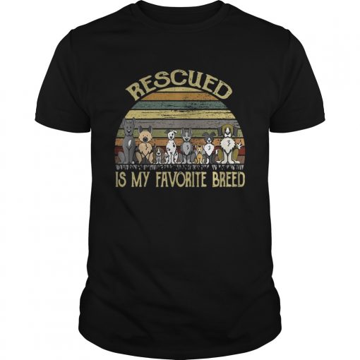 Rescued Is My Favorite Breed Dog Vintage Guys Tee 510x510 1