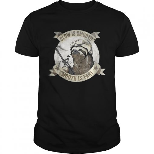 Slow Is Smooth Smooth Is Fast Vintage Fit Guys Tee 510x510 1
