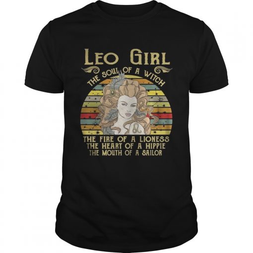 Leo Girl The Soul Of A Witchzodiac Pride Vintage Guys Tee 510x510 1