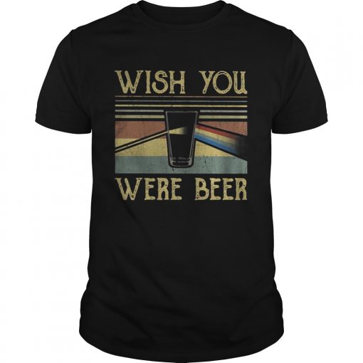 Wish You Were Beer Pink Floyd Vintage Unisex Tee 510x510 1